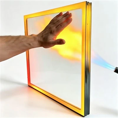 Fire Curtain Glass